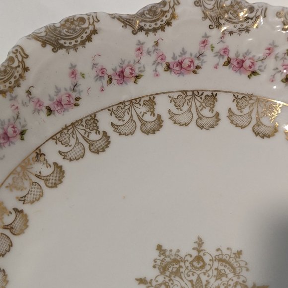 ANTIQUE BOWL MADE IN VIENNA AUSTRIA SERVING PLATE 1900s - Picture 6 of 11